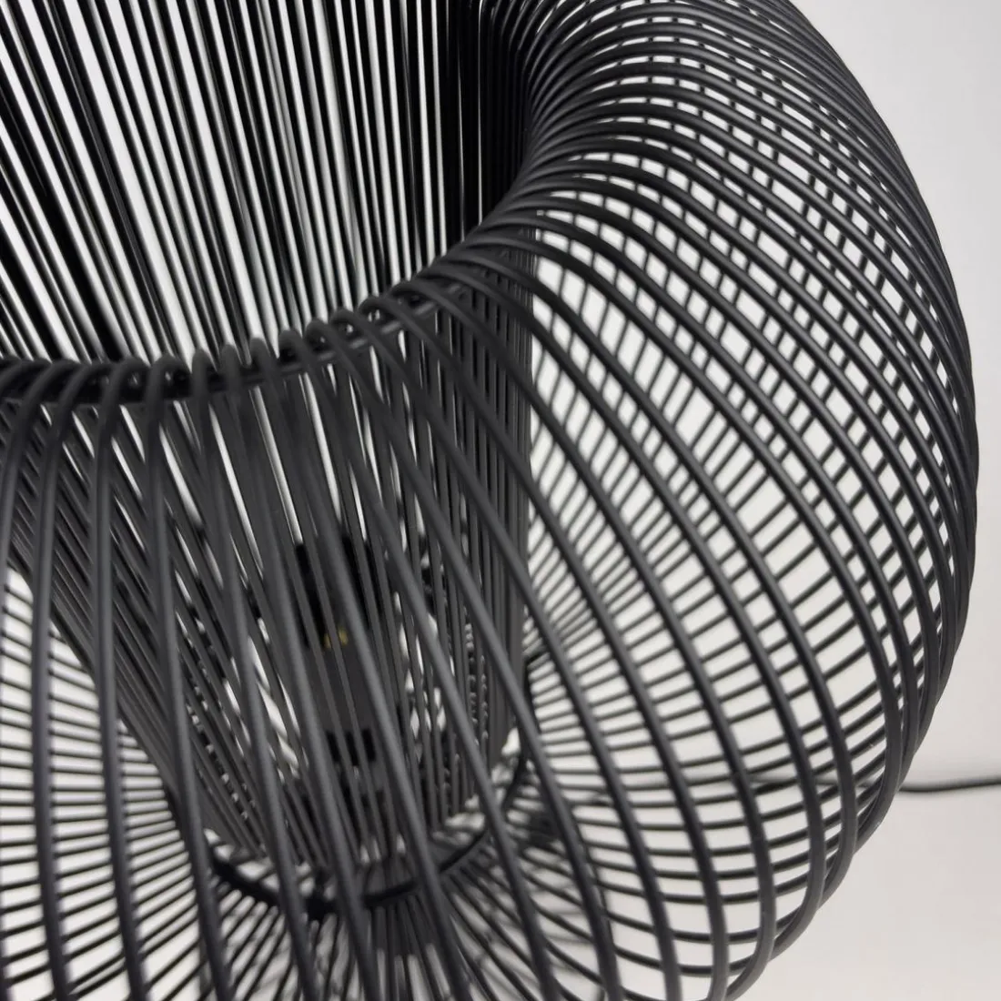 Lampe à poser en Métal Noir