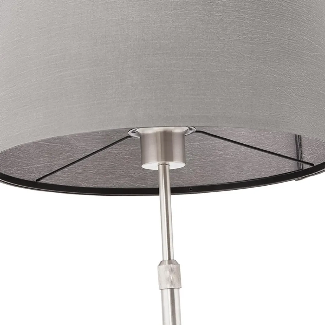 Lampe à poser 'LIVING MINI' grise réglable en hauteur