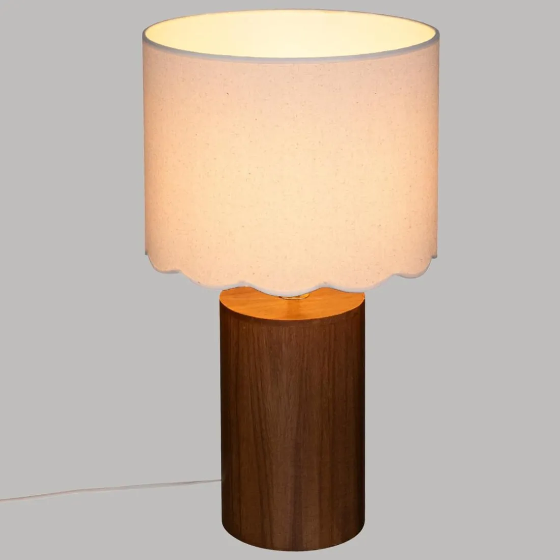 Lampe à poser marron