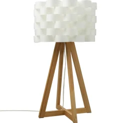 Lampe bambou papier