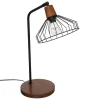 Lampe noire en métal