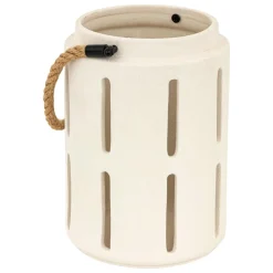Lanterne céramique Nuna blanc
