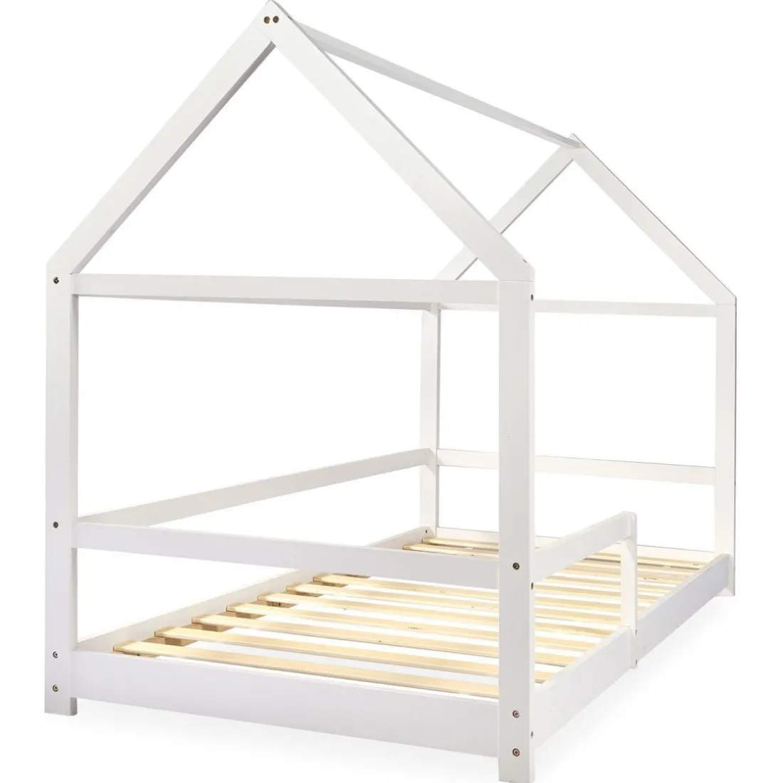 Lit cabane pour enfant Revanou Bois Blanc