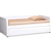 Lit simple gigogne Garry Simili Blanc