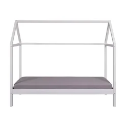 Lit SUN ROAD 90x200 blanc sans sommier