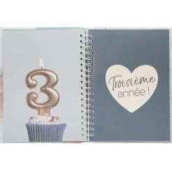 Livre Naissance 100 Pages rose