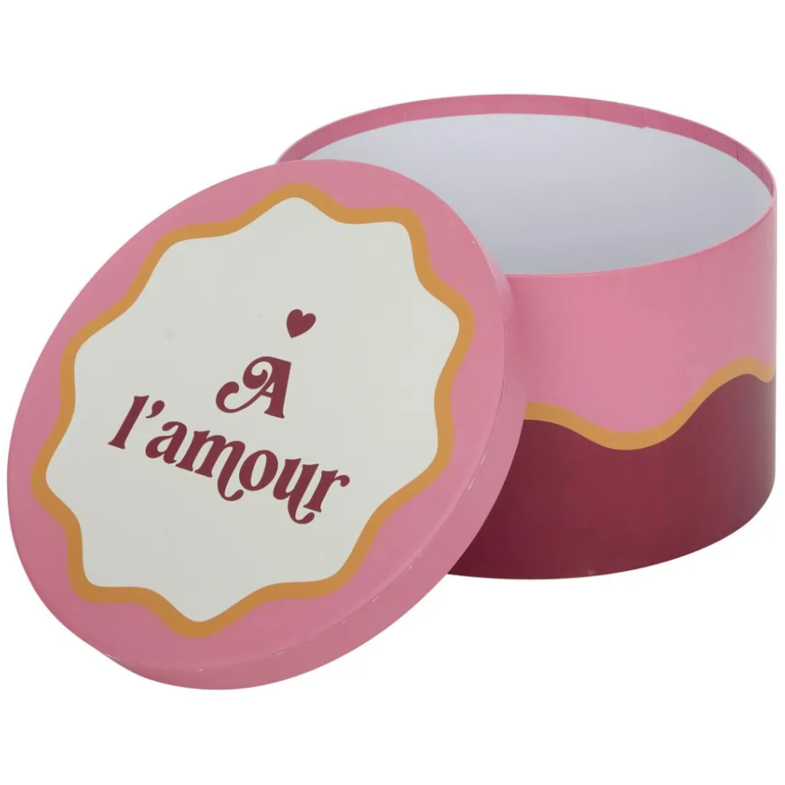 Lot de 4 boîtes Cherie rouge