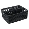 LOT DE 4 PANIER FOLK GRIS