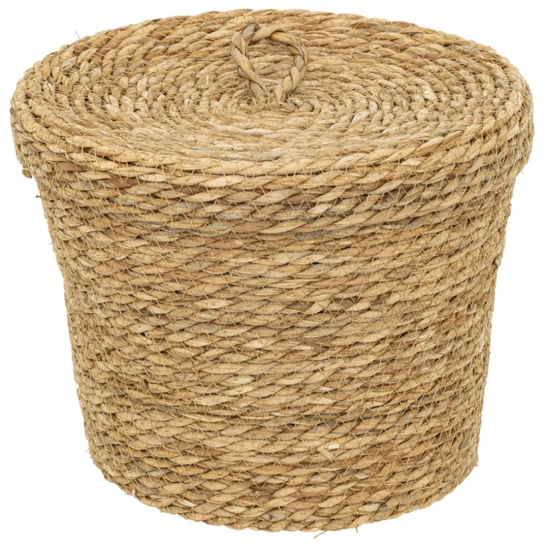 Lot de 9 paniers en jute