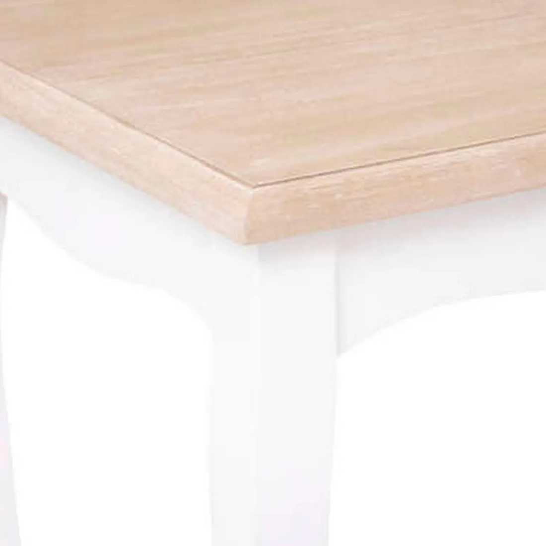 Lot de 2 Tables à Café Blanc