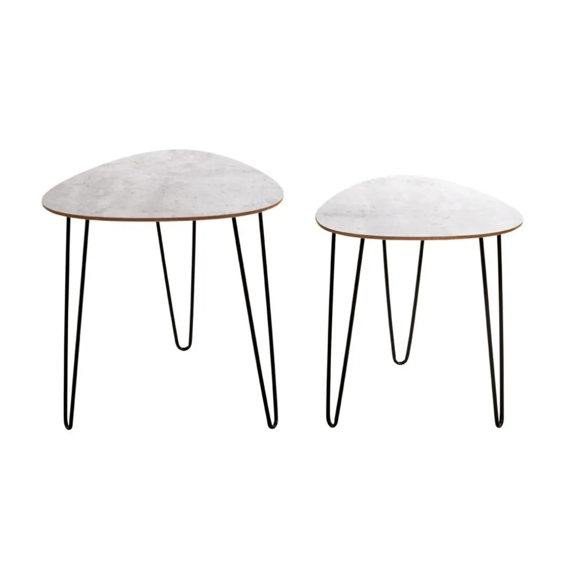 Lot de 2 tables d'appoint