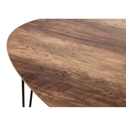 Lot de 2 tables d'appoint noir en métal laqué
