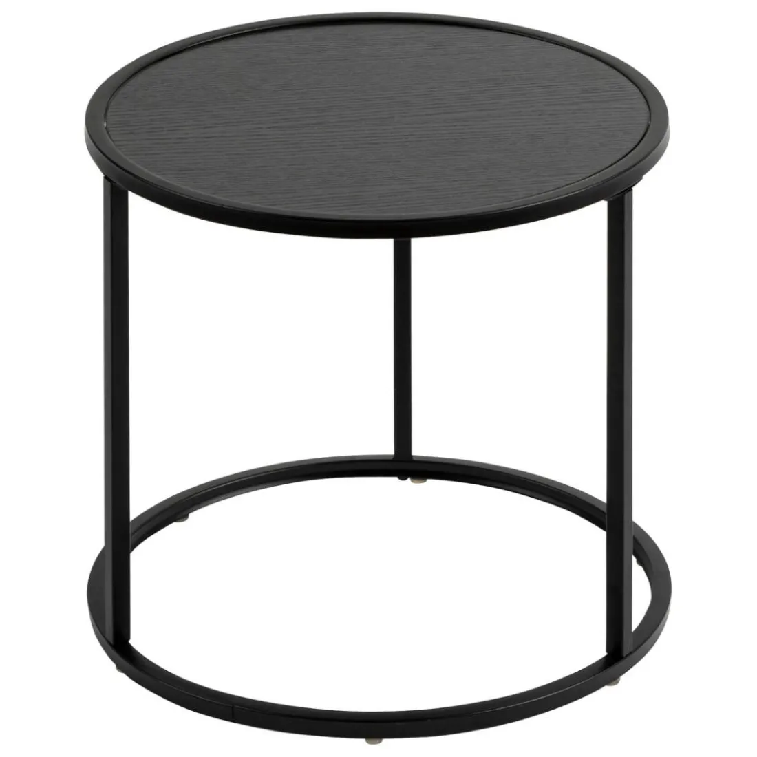Lot de 3 tables d'appoint Noan noir