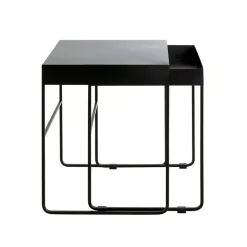 Lot de 2 tables d'appoint noir