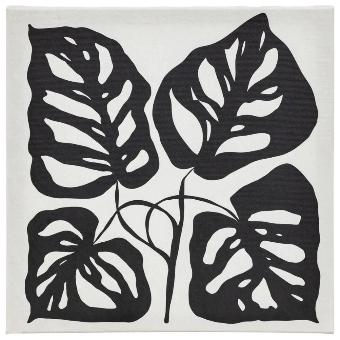 Lot de 5 toiles imprimées Cynthia Noir et blanc