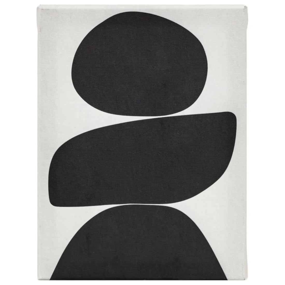 Lot de 5 toiles imprimées Cynthia Noir et blanc