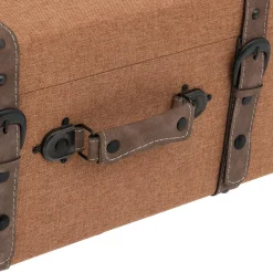 Lot de Malle en bois marron