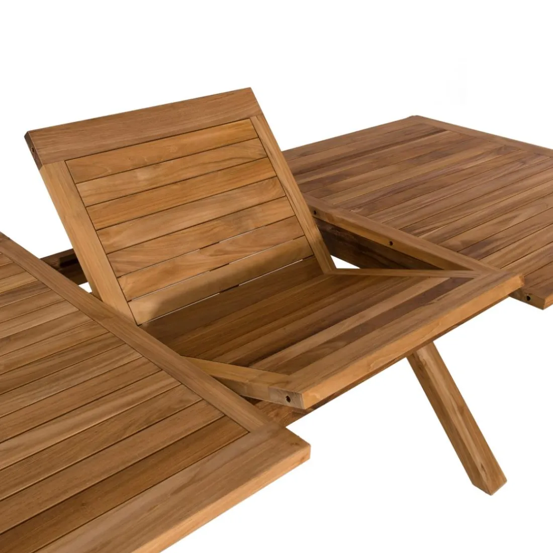 Lot n°152 Salon de jardin en teck 8/10 personnes FUN