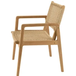 Lot n°29 Salon de jardin teck recyclé rotin synthétique 4 personnes VALERIA