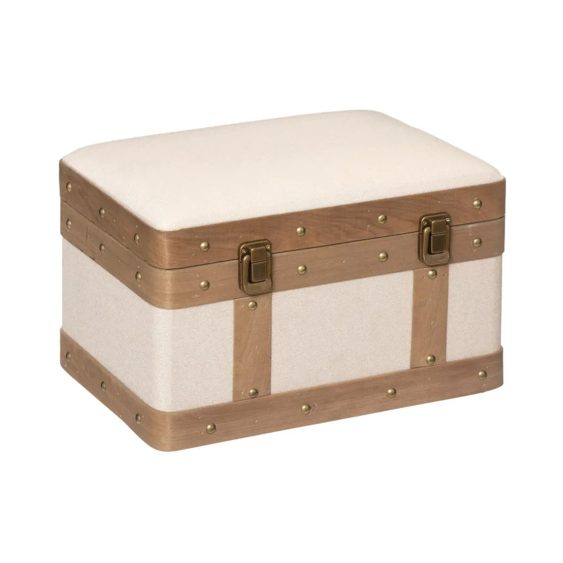 Malle Norah En Tissu Lin (lot de 3)