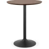 Mange-debout / table haute 'OSTERIA' en bois finition Noyer