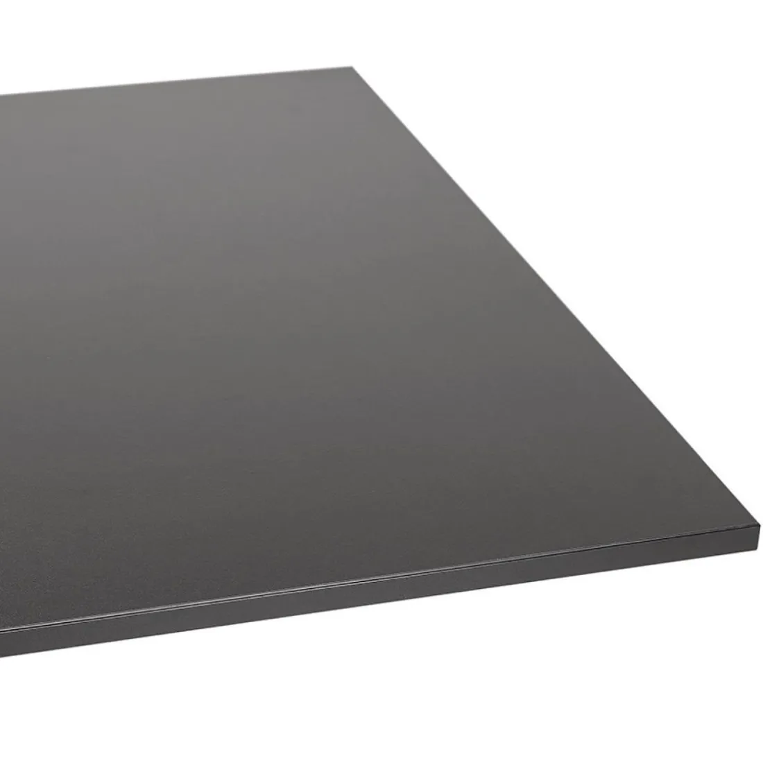 Mange-debout design 'AUSTIN BAR' noir avec pied en métal noir