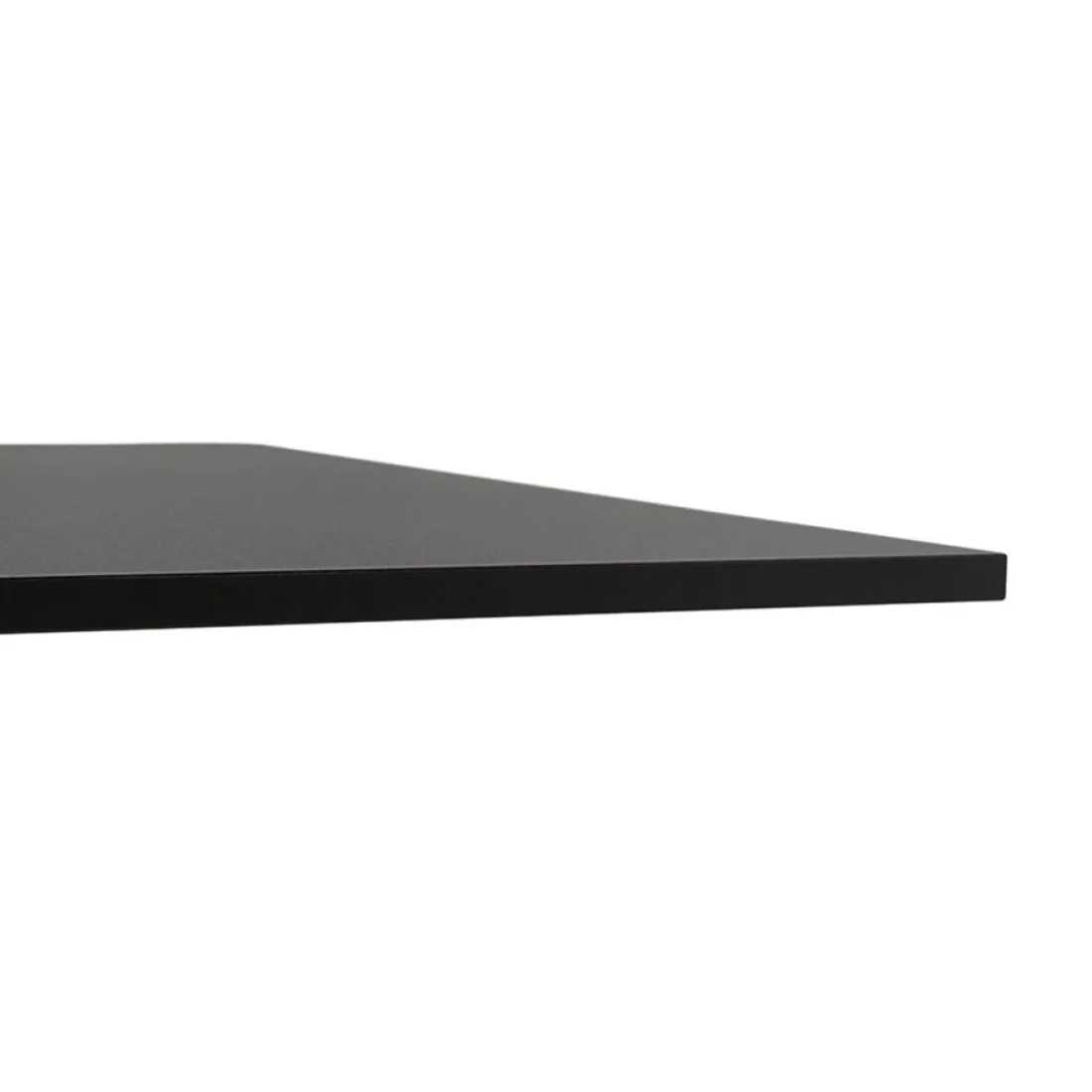 Mange-debout design 'DENVER BAR' noir avec pied en métal brossé