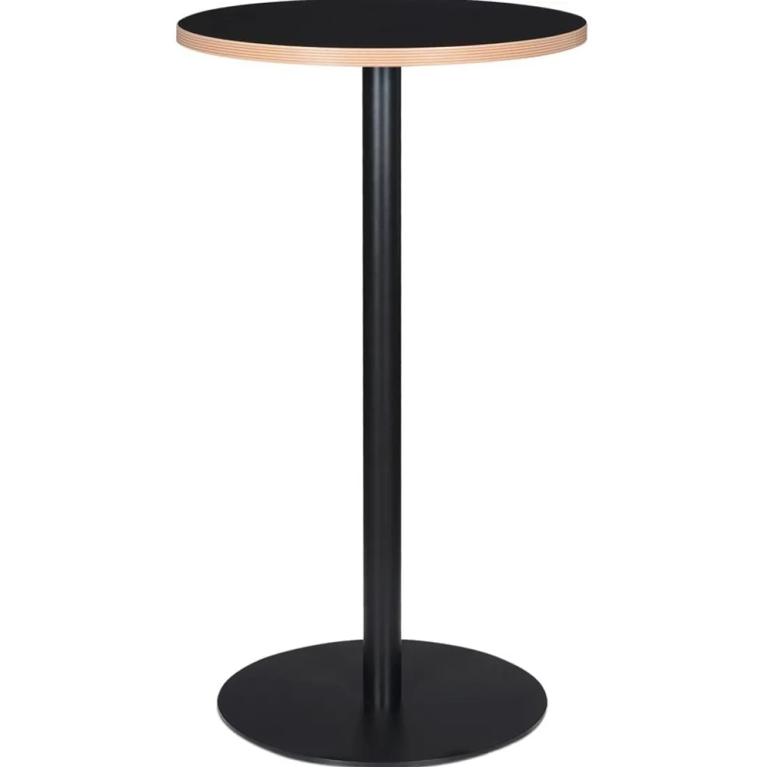 Mange-debout rond 'POLLUX ROUND' noir