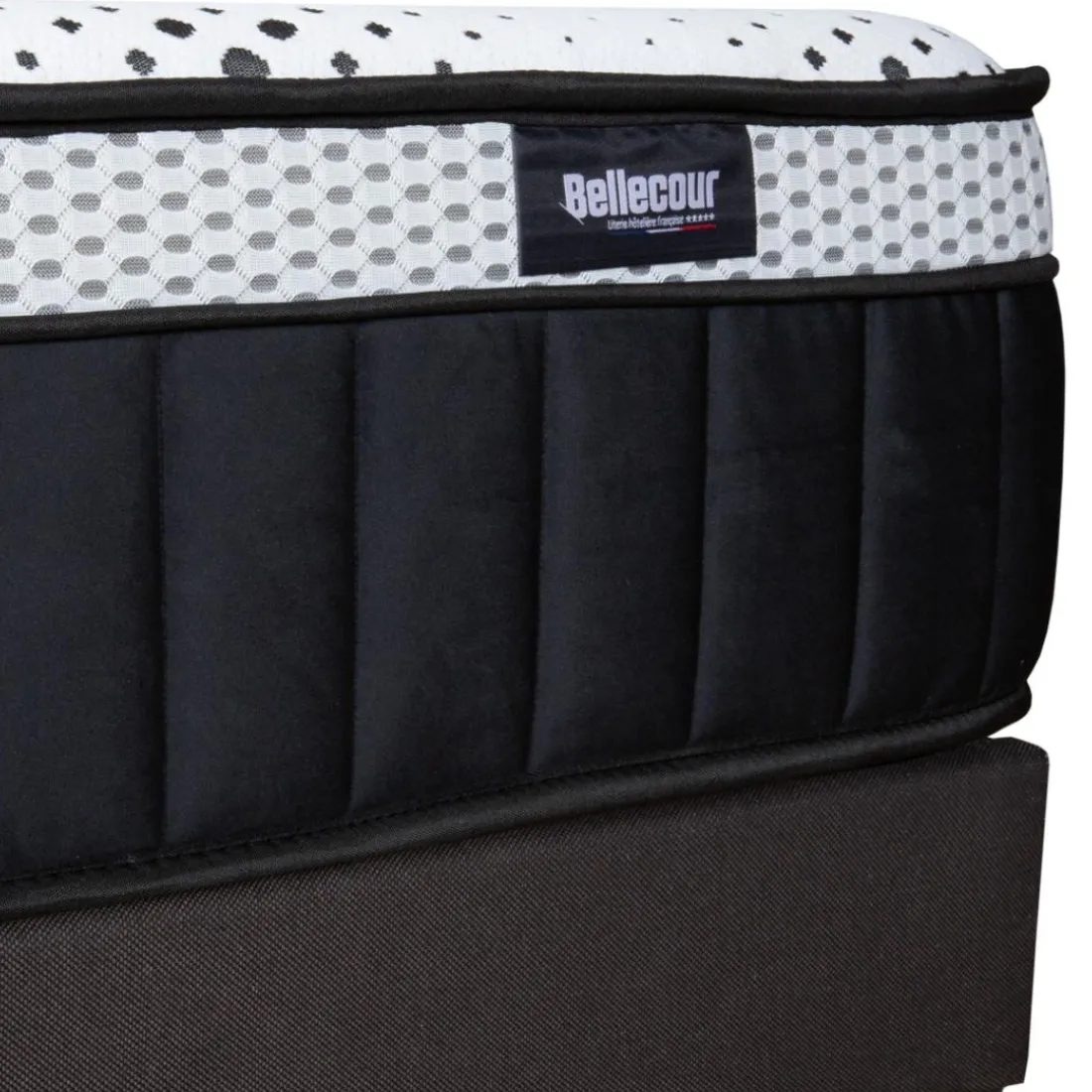 Matelas CELESTIN 2.0 blanc et noir