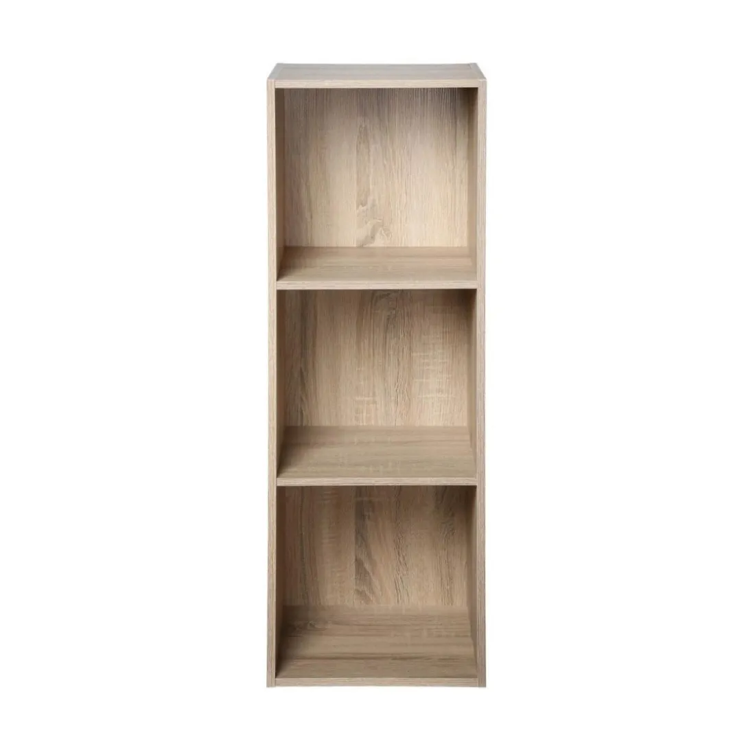 Meuble à 3 cases en bois Beige