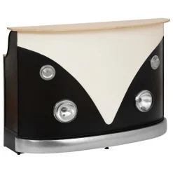 Meuble Bar Van Noir et Blanc GASTON