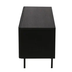 Meuble bas 2 portes noir