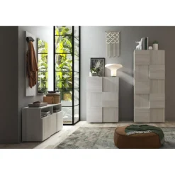 Meuble de rangement 2 portes multifonctionnel