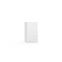 Meuble de rangement salle de bain Bari 1 porte coloris blanc L42xH78 cm