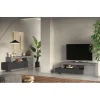 Meuble TV Lowboard 1 porte et 2 tiroirs