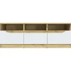 Meuble TV 130cm Chêne Et Blanc