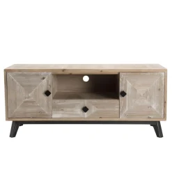 Meuble Tv MANDY Scandi 2 Portes 1 Tiroir 1 Niche