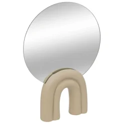 Miroir a poser en résine blanc