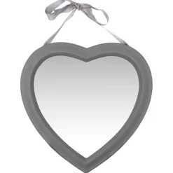 Miroir cœur à ruban