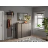 Miroir Ferrare à fixer cadre coloris bronze L72xH118 cm