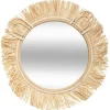 Miroir Lion en Rafia