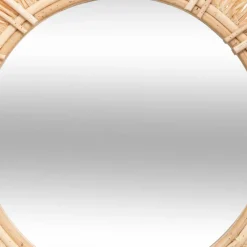 Miroir Lion en Rafia