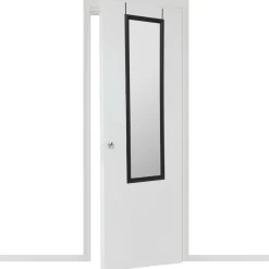 Miroir Porte Plastique 35 x 125 cm Paco noir