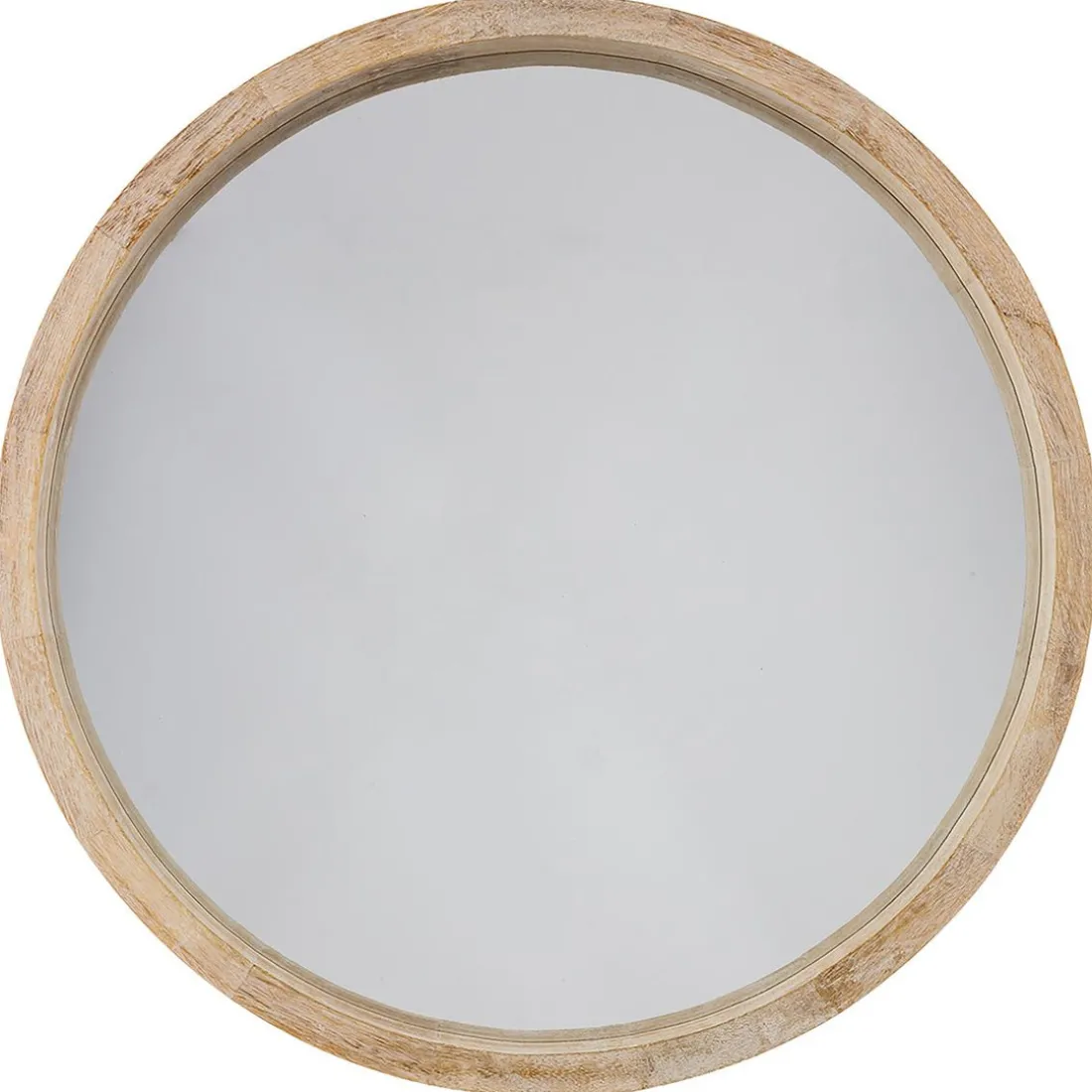 Miroir rond naturel scandinave D50