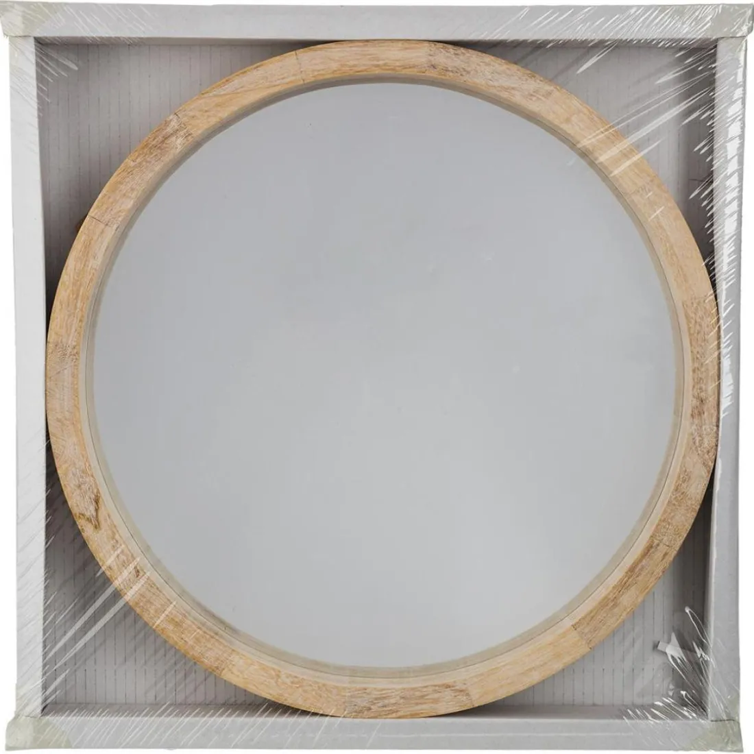 Miroir rond naturel scandinave D50