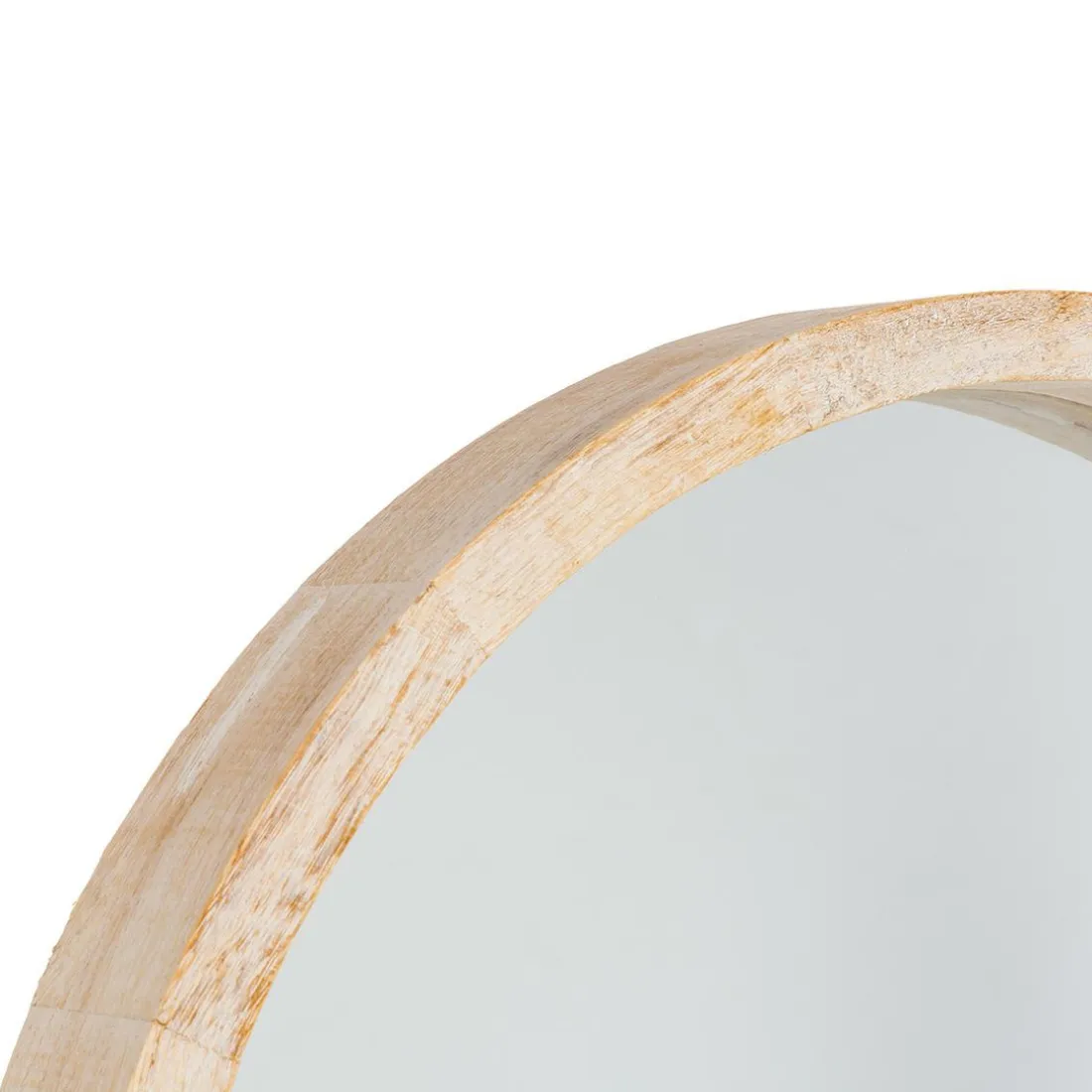 Miroir rond naturel scandinave D50
