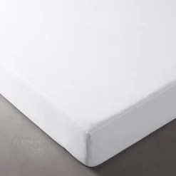 Molleton protege matelas blanc