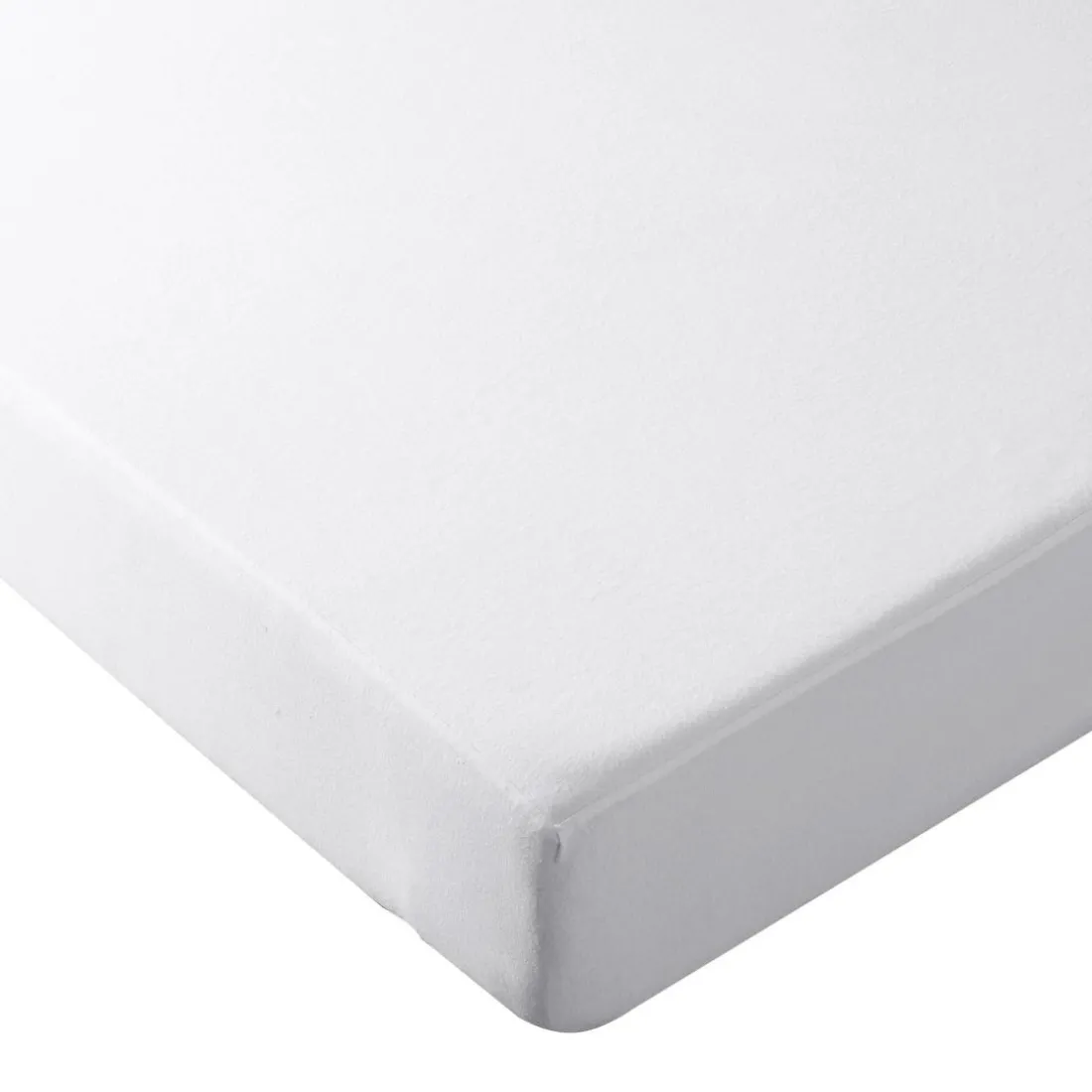 Molleton protege matelas blanc