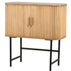 Nordlys - Buffet Scandinave Bois Massif 2 Portes