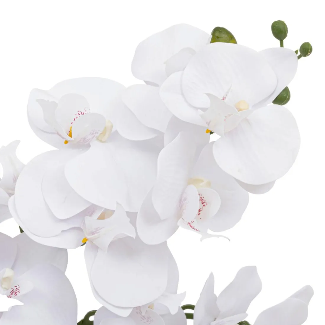 Orchidée artificielle avec pot en céramique